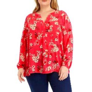 NWT Chelsea & Theodore Plus Size Career Blouse Womens Size 1XL
